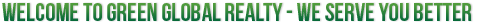 welcome to green global realty